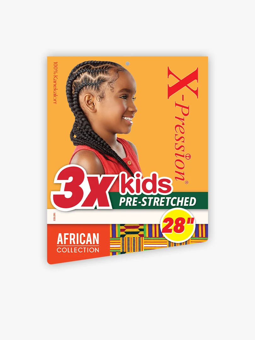 SB 3X X-PRESSION PRE-STRETCHED BRAID 28" KIDS