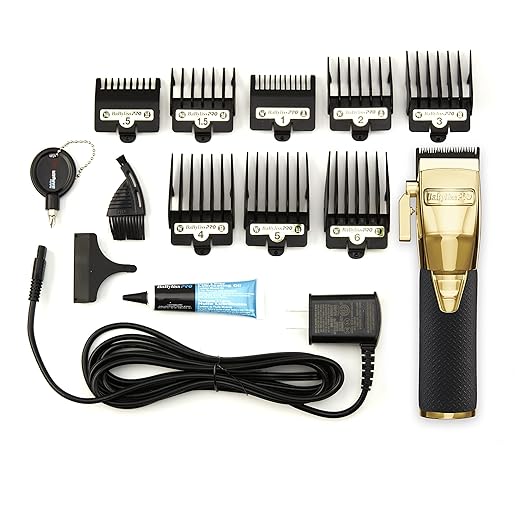 BABYLISS PRO GOLDFX BOOST+ FX870GBP METAL LITHIUM CLIPPER
