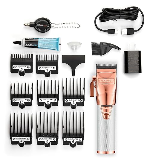 BABYLISS PRO ROSEFX FX870RG METAL LITHIUM CLIPPER