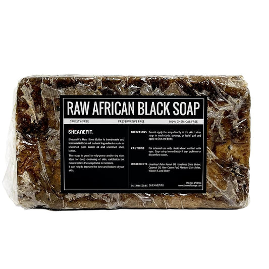 AFRICAN BLACK SOAP 16OZ/1LB