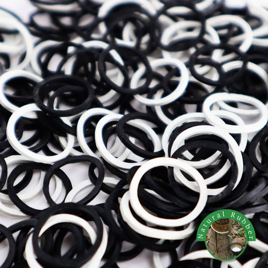 PINCCAT 1000CT ELASTIC BAND BLACK & WHITE P325