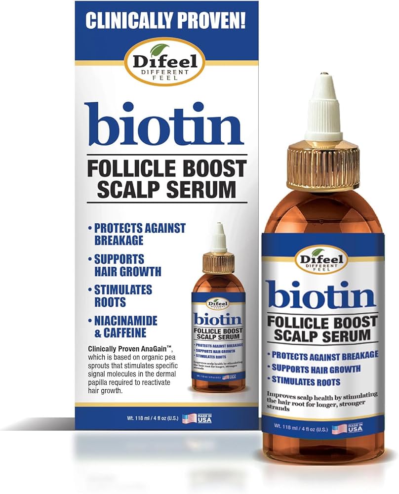 DIFEEL BIOTIN FOLLICLE BOOST SCALP SERUM 4OZ