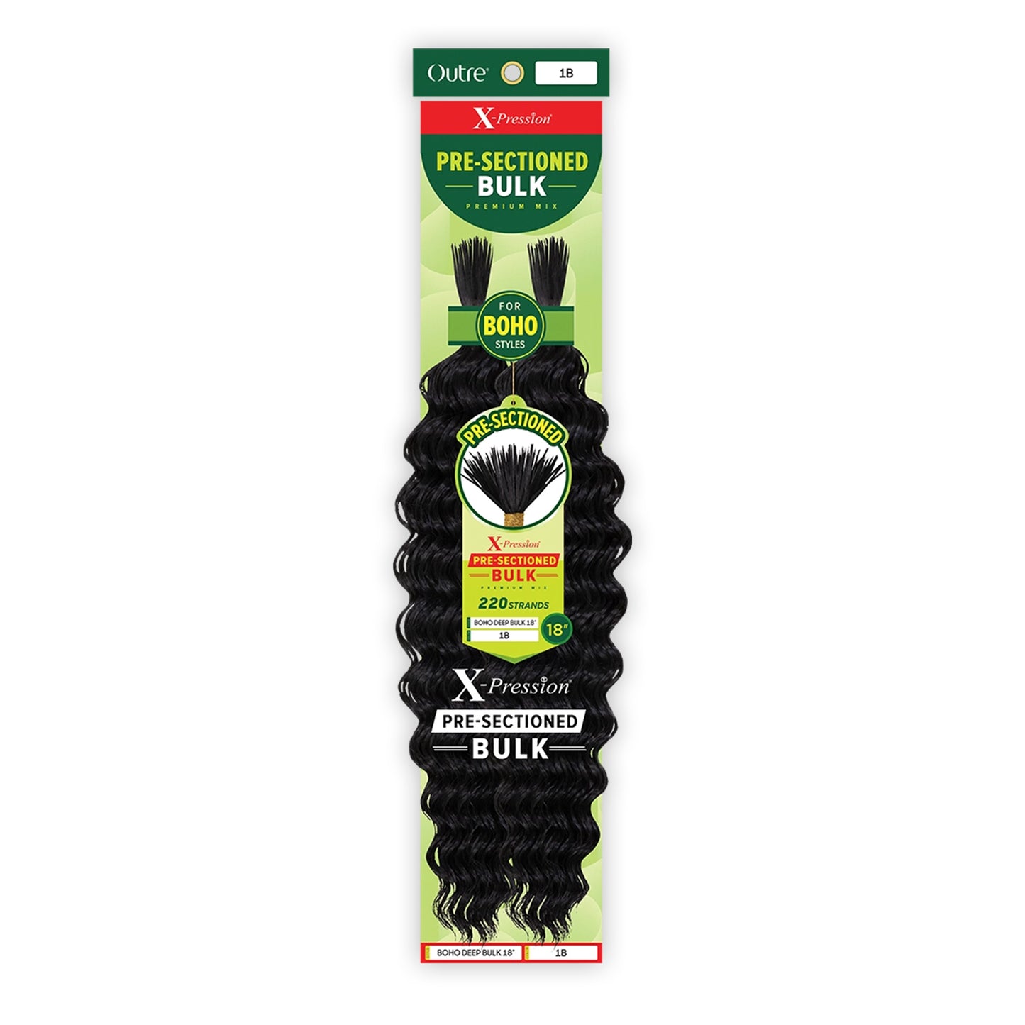 OUTRE X-PRESSION PRE-SECTIONED BOHO DEEP BULK 18"