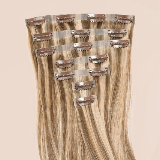 HC CAPELLIA 9PCS CLIP-IN EXTENSIONS: 18"